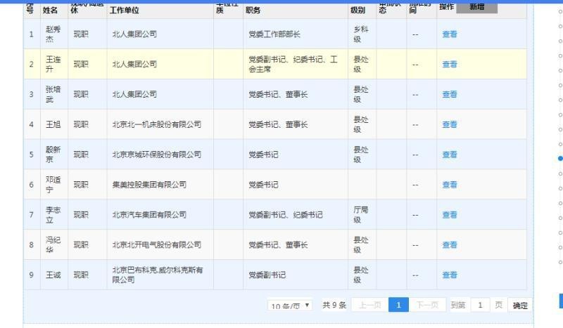 为北京某局建设社会组织综合业务平台